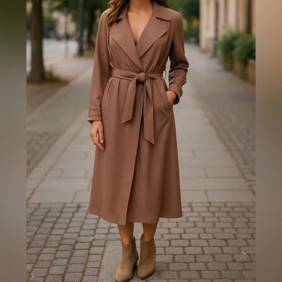 Blank NYC Dresses & Skirts - Blank NYC Brown Long Sleeve Dress Size M